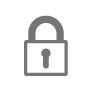An icon of a locked padlock.
